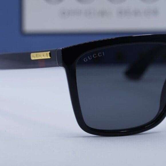 Amazon.com: Sunglasses Gucci GG 0748 S- 001 Black/Grey,men  Gucci GG0748S 001 Square Sunglasses - Black
